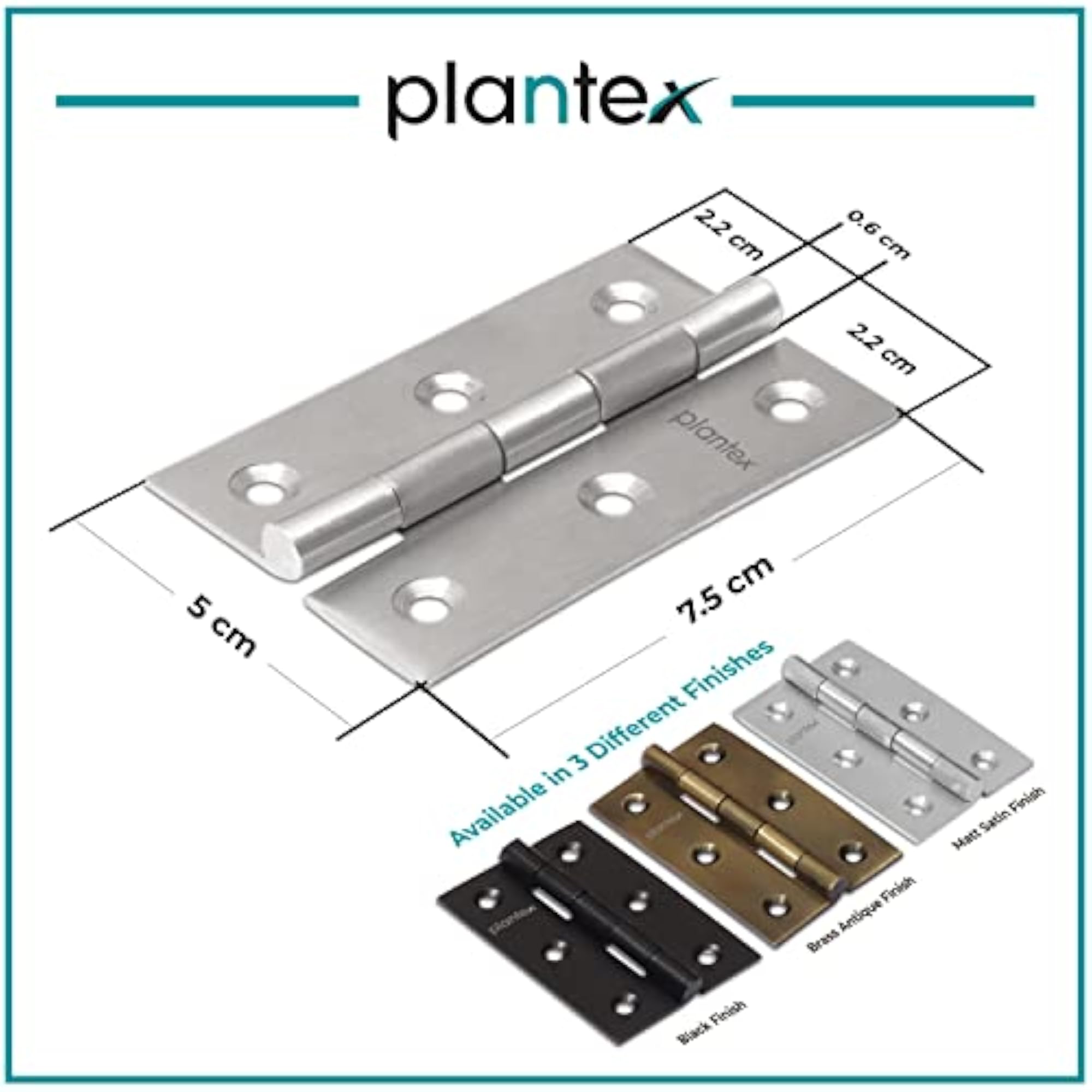 Heavy Duty Stainless Steel Door Hinges, 3 Inch